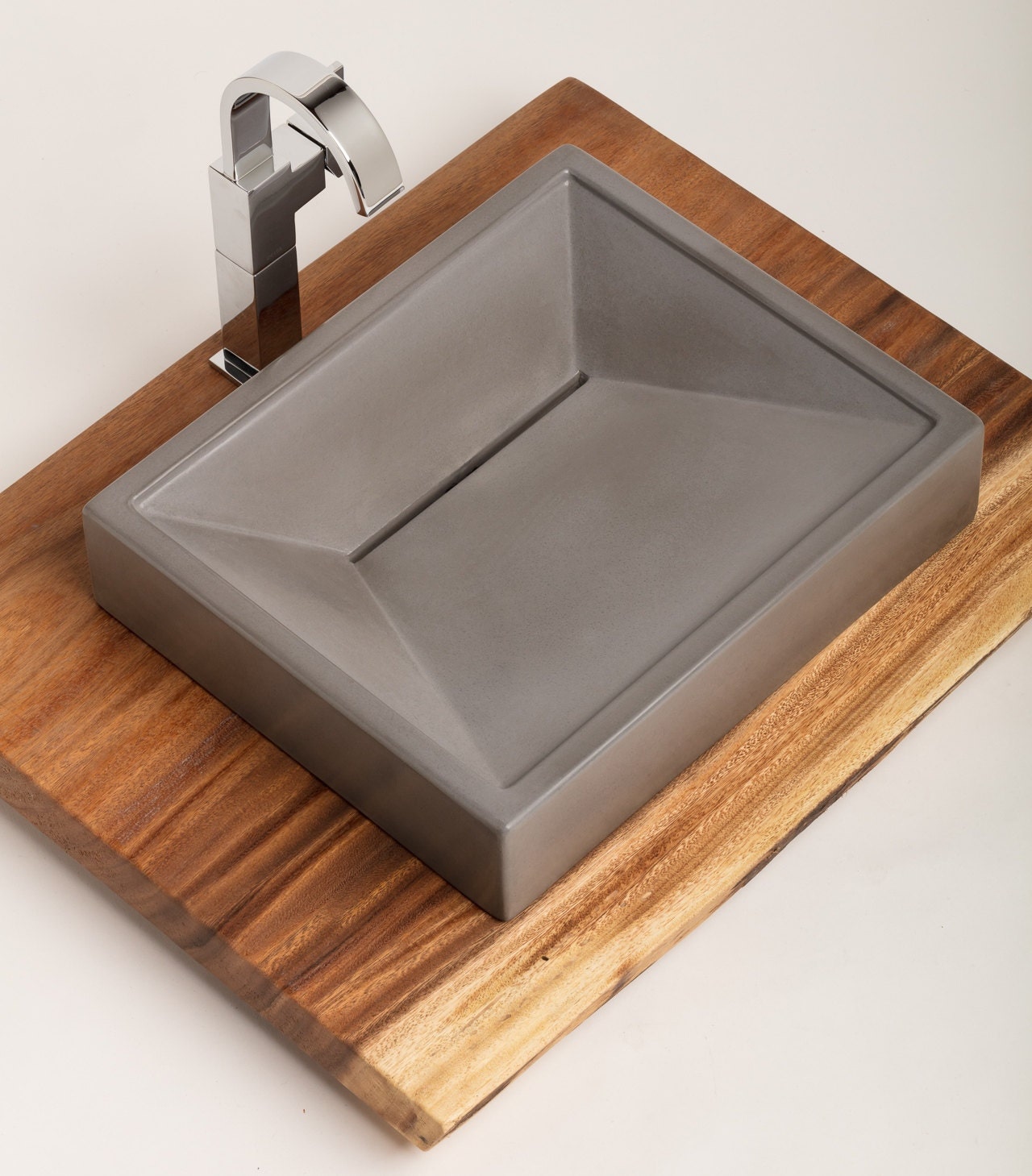 Concrete Vessel Sink Concrete Sink Vessel Sink Bathroom Etsy