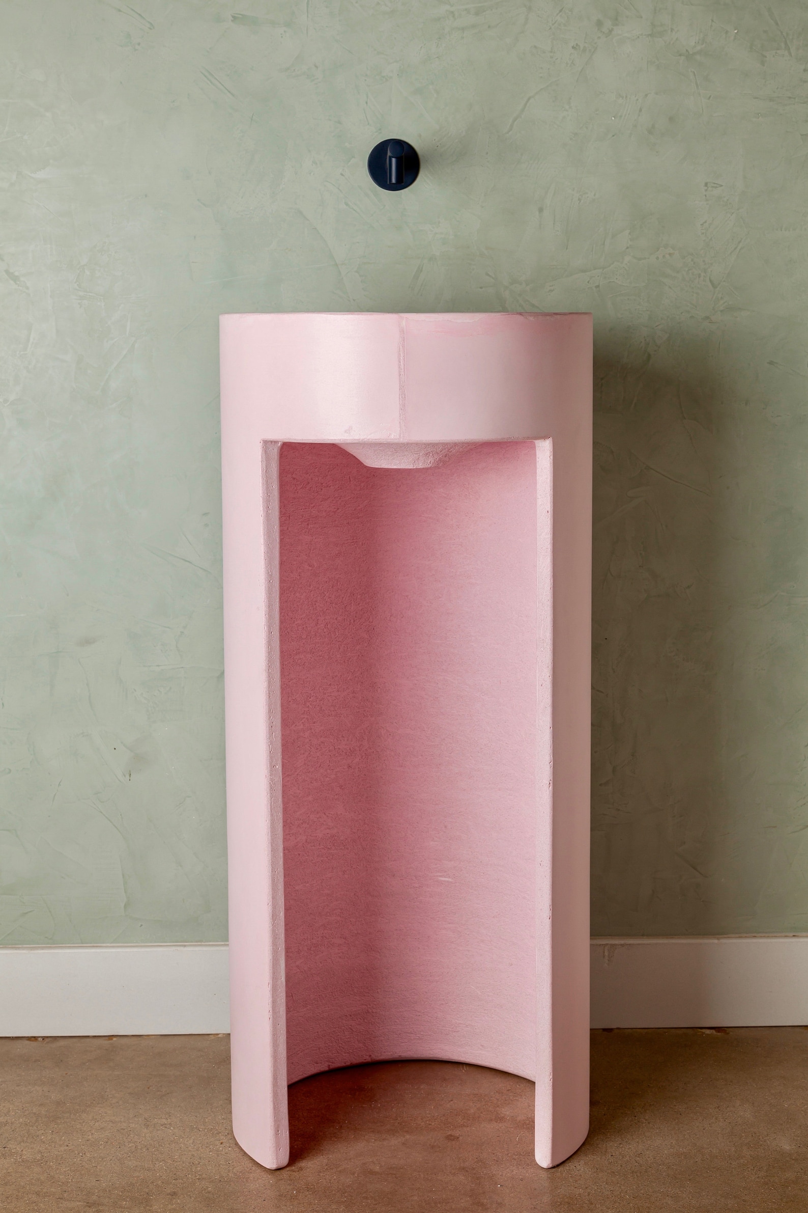 Concrete Pedestal Sink Pedestal Sink Concrete Sink Free Etsy