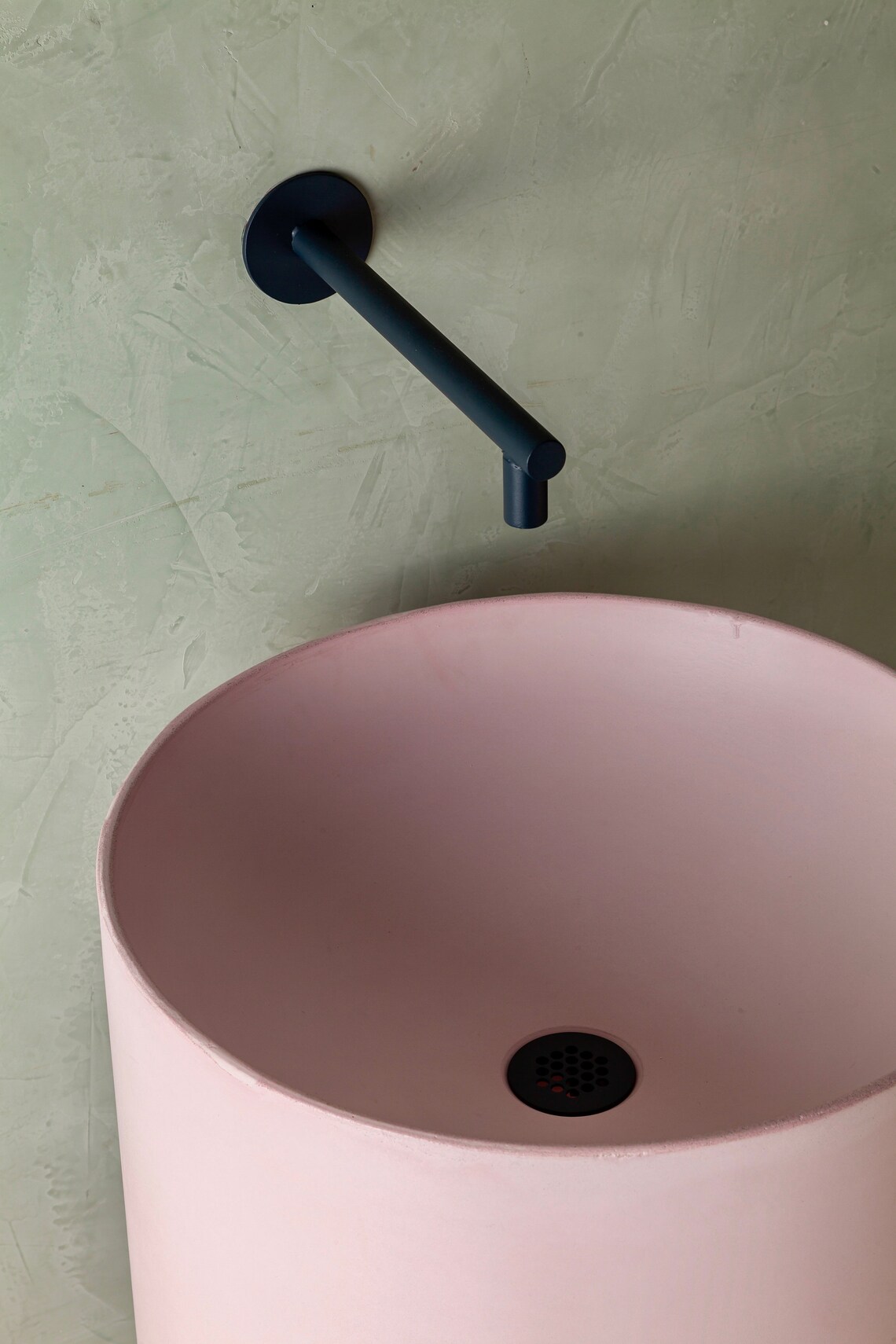 Concrete Pedestal Sink Pedestal Sink Concrete Sink Free Etsy