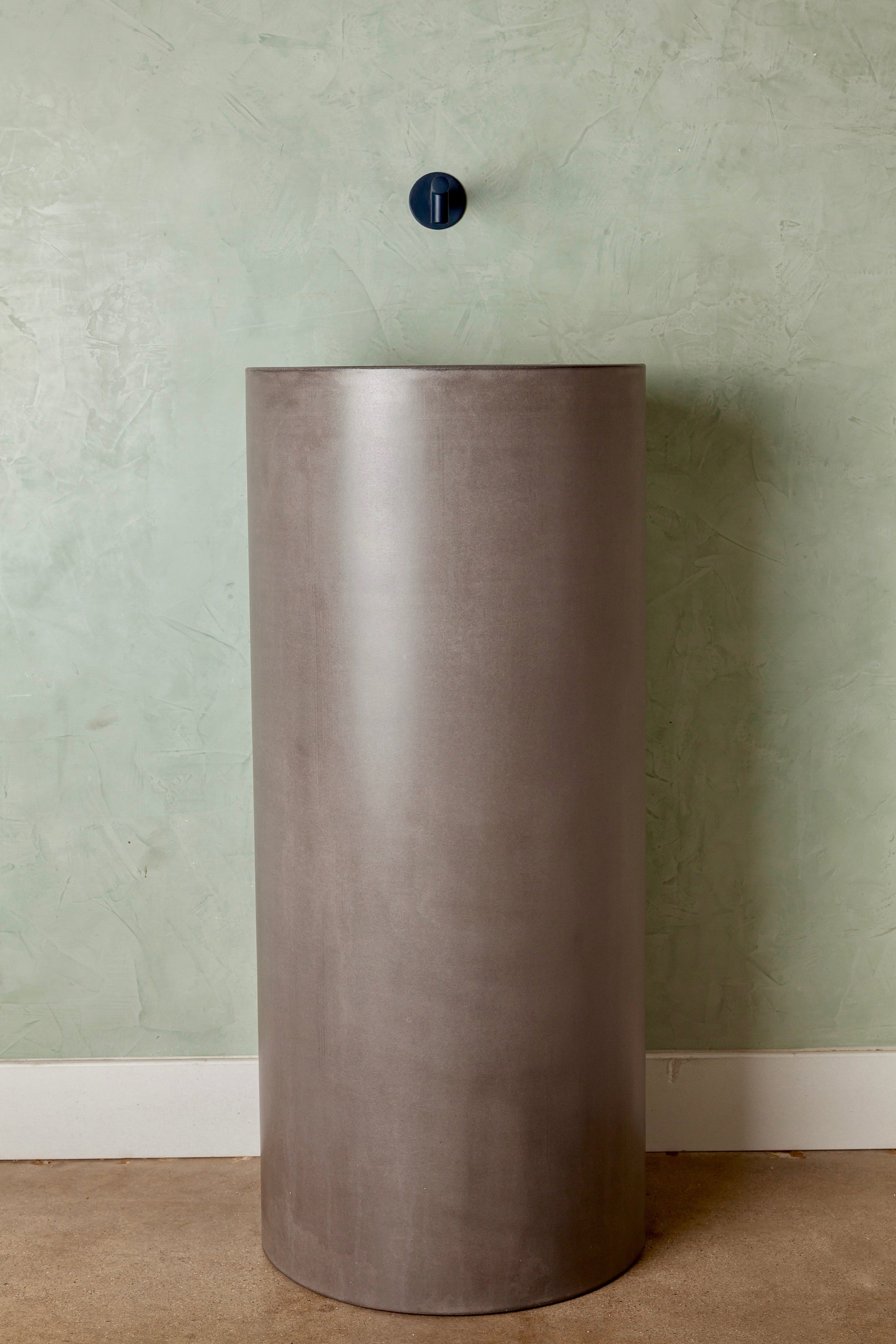 Concrete Pedestal Sink Pedestal Sink Concrete Sink Free Etsy