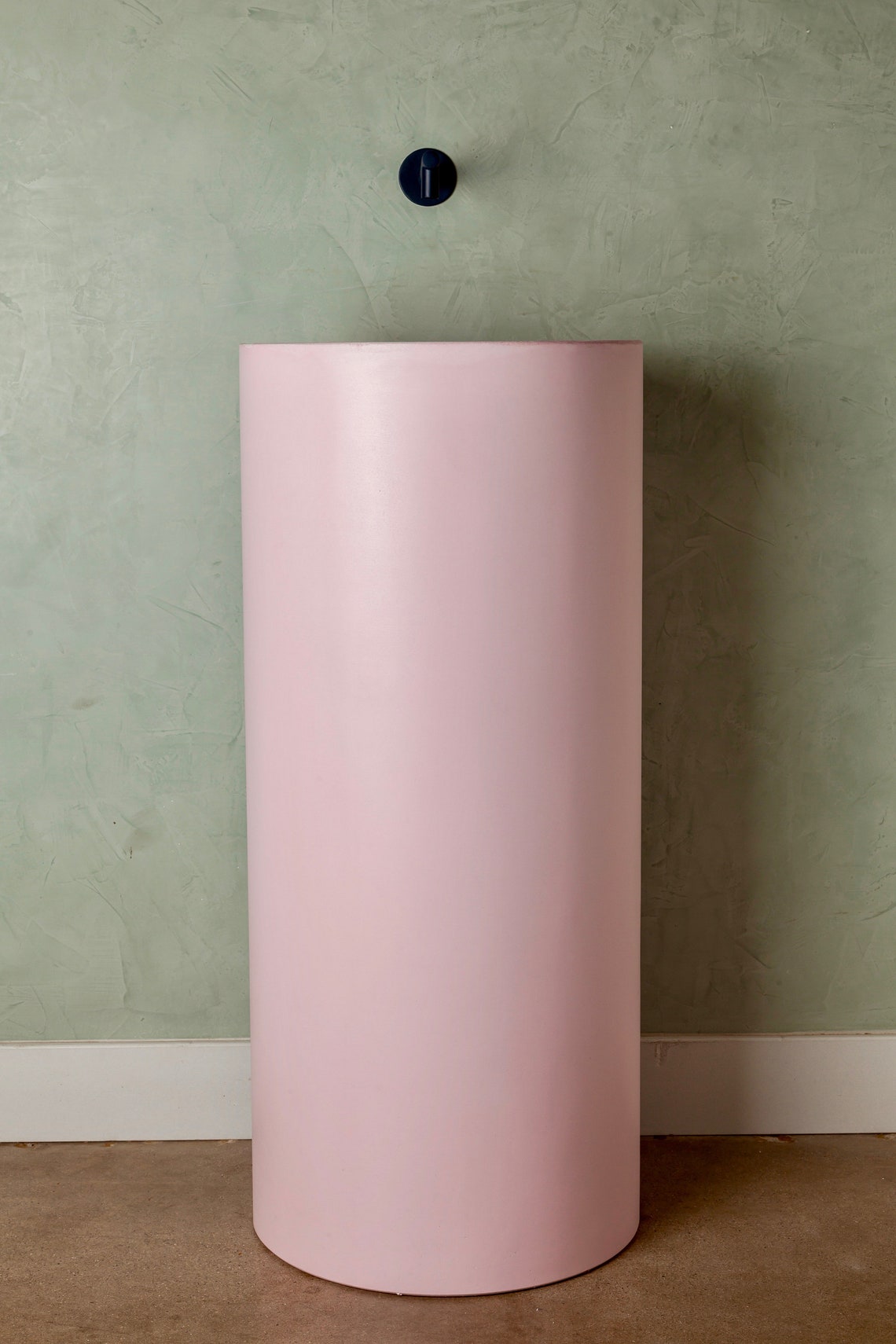 Concrete Pedestal Sink Pedestal Sink Concrete Sink Free Etsy