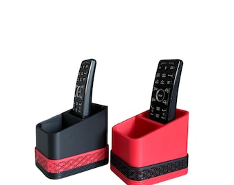 3D Printed Remote Control Holder,  Dual Color Organizer for home and office gift