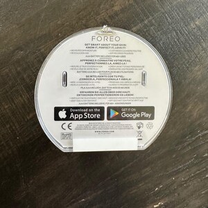 FOREO LUNA fofo Spazzola intelligente per la pulizia del viso Midnight Black Analizzatore della pelle NIP immagine 2