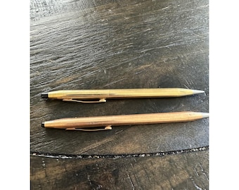 ヴィンテージ クロス ボールペン、14K ゴールドメッキ、1/20