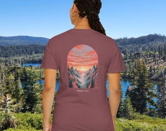 From the Rising of the Sun to its Setting Praise the Lord Christian T-Shirt - Psalm 113:3
