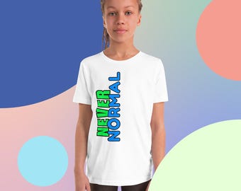 Neuro Normal Kids T-Shirt, Neurodivergent Affirming Tee, Autism Acceptance Shirt, ADHD Awareness Youth Top, Kindness Graphic Tee Gift