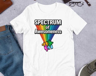 Adult Autism Acceptance T-Shirt | Neurodiversity Pride, Kindness Graphic Top