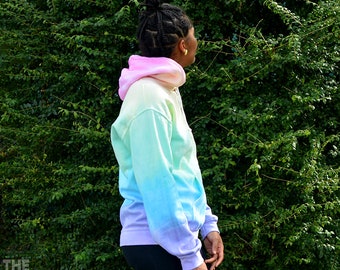multi colored pastel hoodie