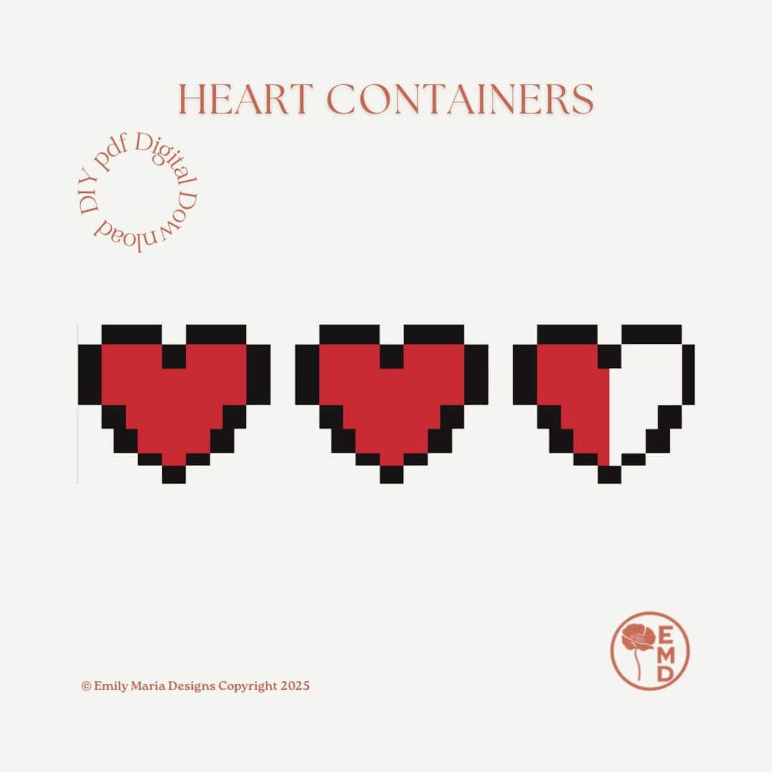 Heart Containers (digital Download) - Etsy