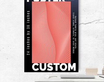 Stampa poster personalizzata, foto personalizzata, 24x36 pollici