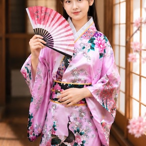 japanese festival dress Amazon.com: Ikevan Girls Floral Print Kimono Japanese Traditional Dresses Casual Wide Sleeve Trendy Vintage (Black, 5-6 Years): Clothing, Shoes & Jewelry