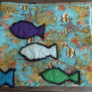 Fish in School Baby Quilt PDF Pattern image 3