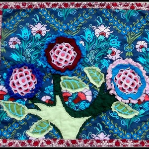 Wild Flower Mini Quilt Pattern image 2