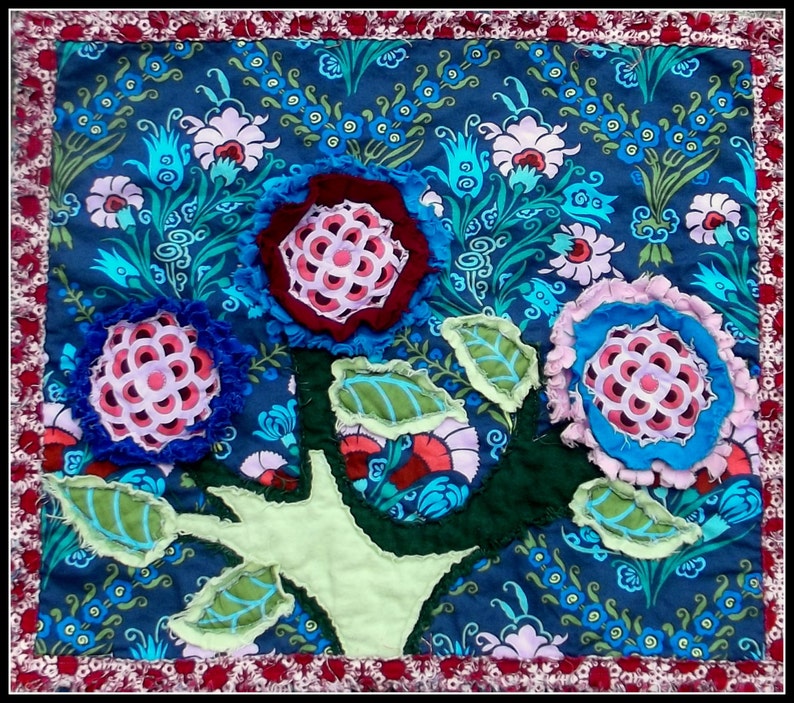 Wild Flower Mini Quilt Pattern image 2