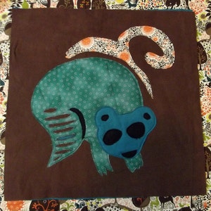 Quilt Block Pattern Woodland Animal &quot;Raccoon&quot;