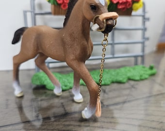 Schleich 1:16 Scale Horse Foal Model Tack Halter - Handmade