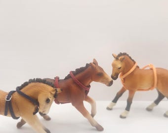 Schleich Multipack Foal Breast Collar Three Piece for 1:16 Foals- Handmade