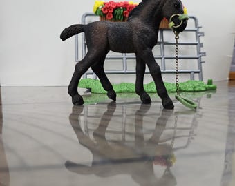 Schleich 1:16 Scale Horse Foal Model Tack Halter - Handmade