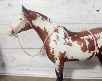 Traditional Breyer Halter and Breast Collar Set- Handmade