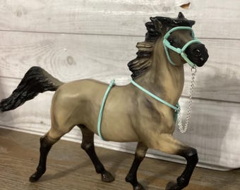 Traditional Breyer Halter and Breast Collar Set- Handmade