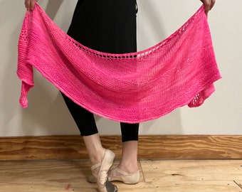 PATTERN ONLY Escalated Quickly Shawl, Knitting Pattern, Digital Download