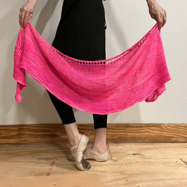 PATTERN ONLY Escalated Quickly Shawl, Knitting Pattern, Digital Download
