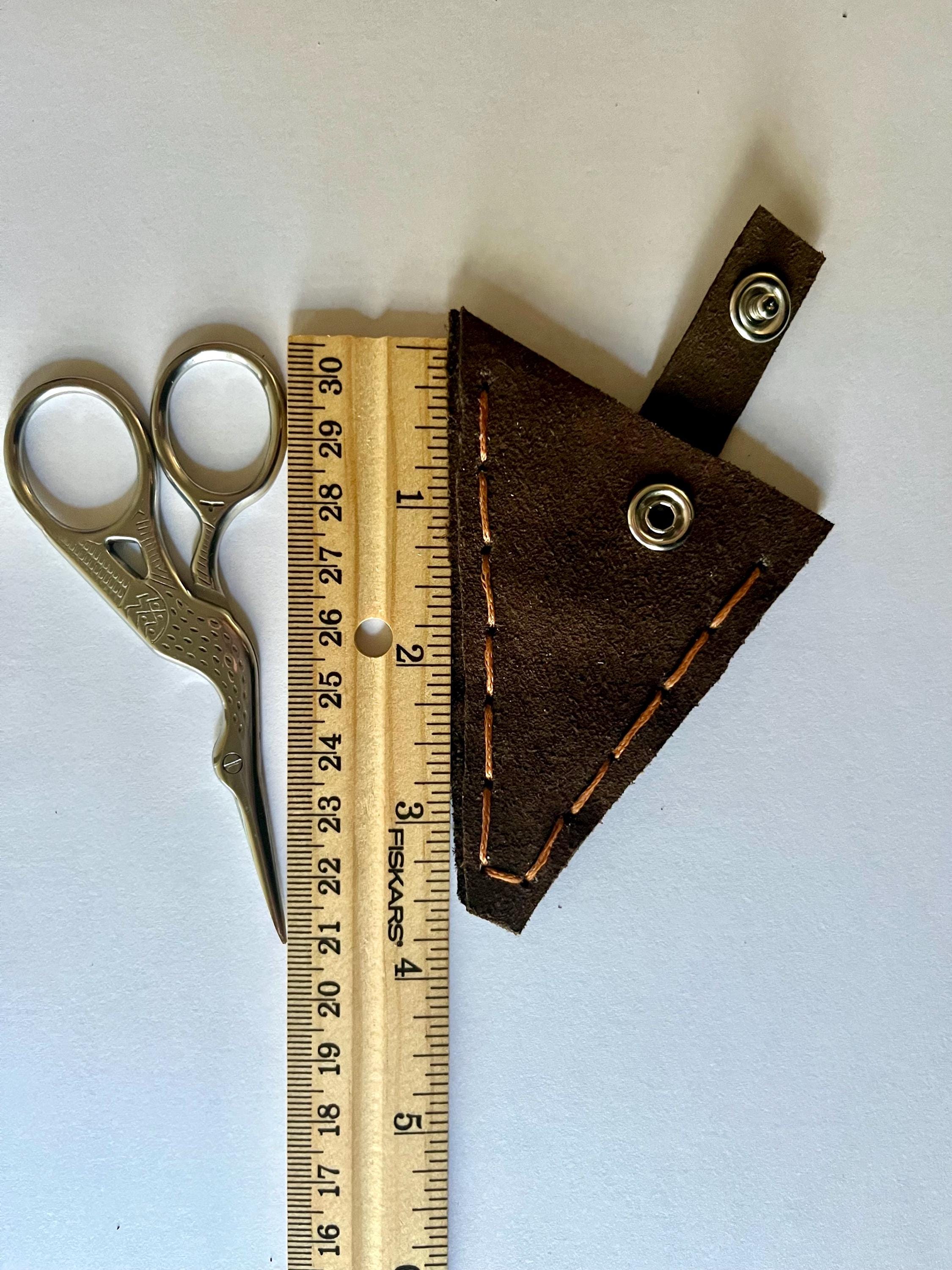 Leather Scissor Sheath, Sewing Scissors, Embroidery Scissors Case - Etsy