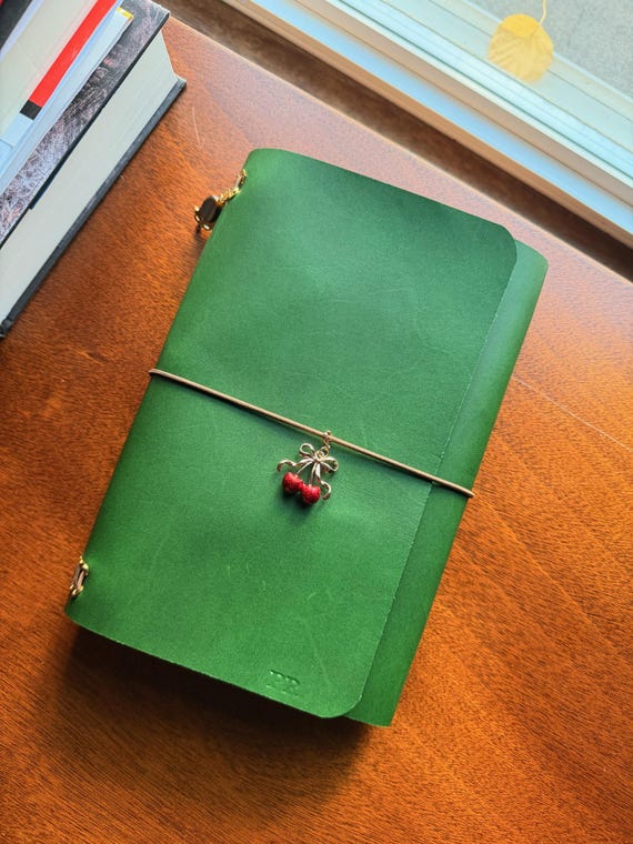 Customize Your Own! A5 Size Trifold Journal Cover – Vegetable Tanned Italian Leather