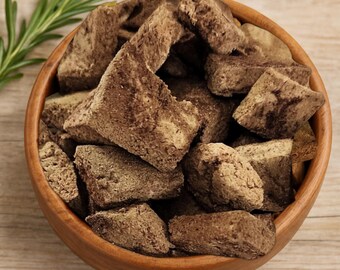 Organic Freeze-Dried Beef Liver Treats for Dogs and Cats, Single Ingredient, Grain-Free, Healthy Pet Training Treats & Food Topper, USA-Made