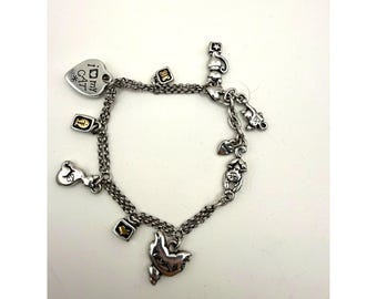 VTG Brighton Jag älskar min katt-berlockarmband