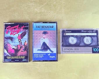 Pat Benatar Jimmy Buffet Aerosmith Kaseta magnetofonowa Zestaw 3 sztuk Rozbudź nerwową pompę