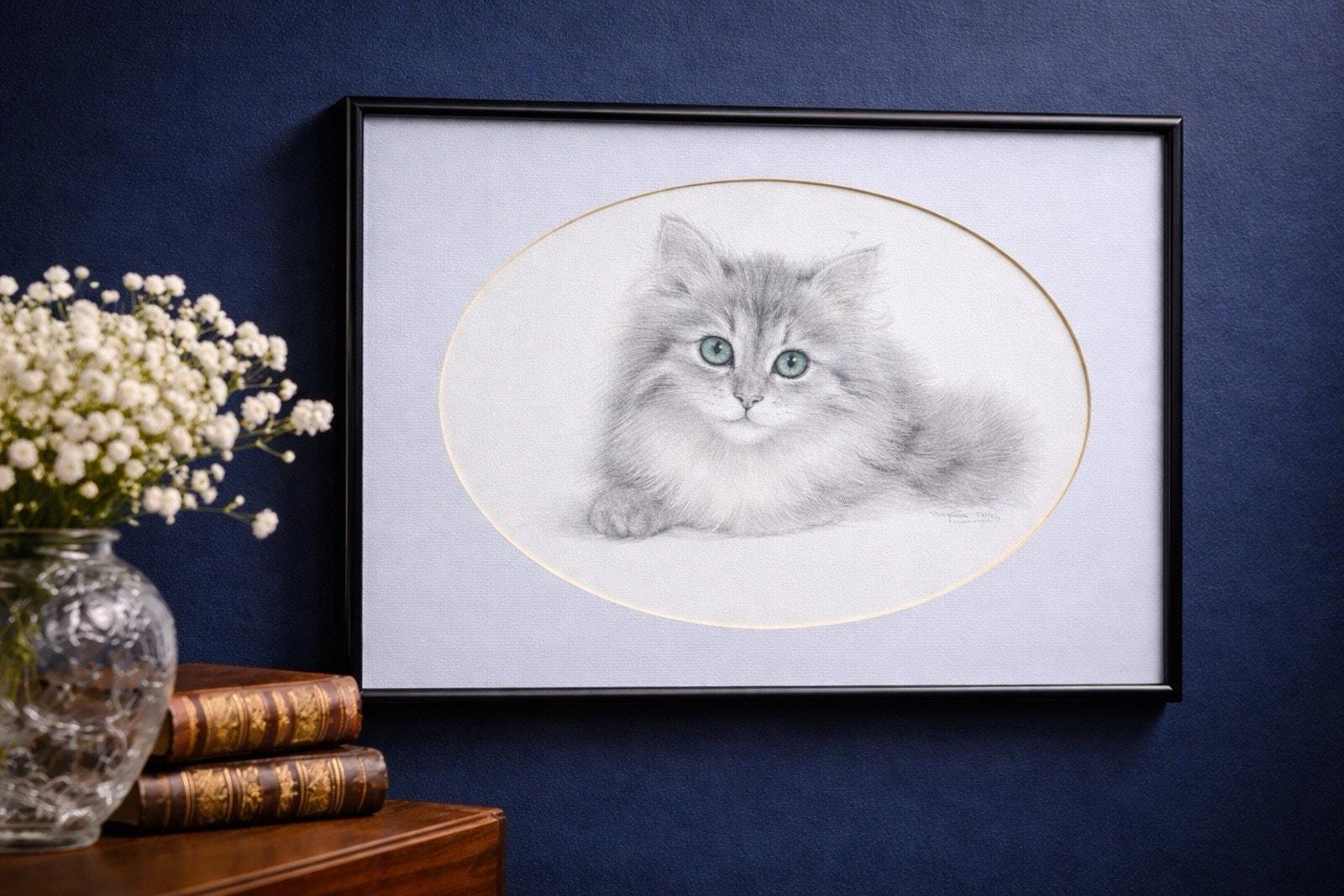 V Miller Drawing - Etsy