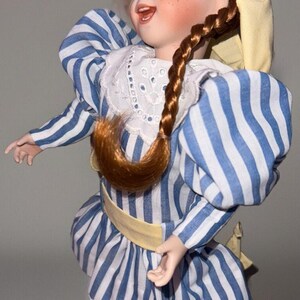 Wendy Lawton Smiling Porcelain Bisque Doll Anna With Red Hair Signed 14" #1460FA image 4