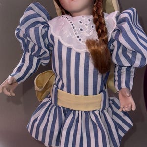 Wendy Lawton Smiling Porcelain Bisque Doll Anna With Red Hair Signed 14" #1460FA image 2