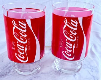 ヴィンテージ コカコーラ グラス 6 個セット、ドリンクグラス、コーク