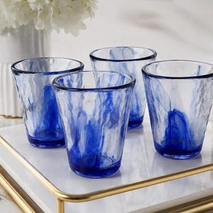 Bormioli Rocco Blue Swirl - Etsy