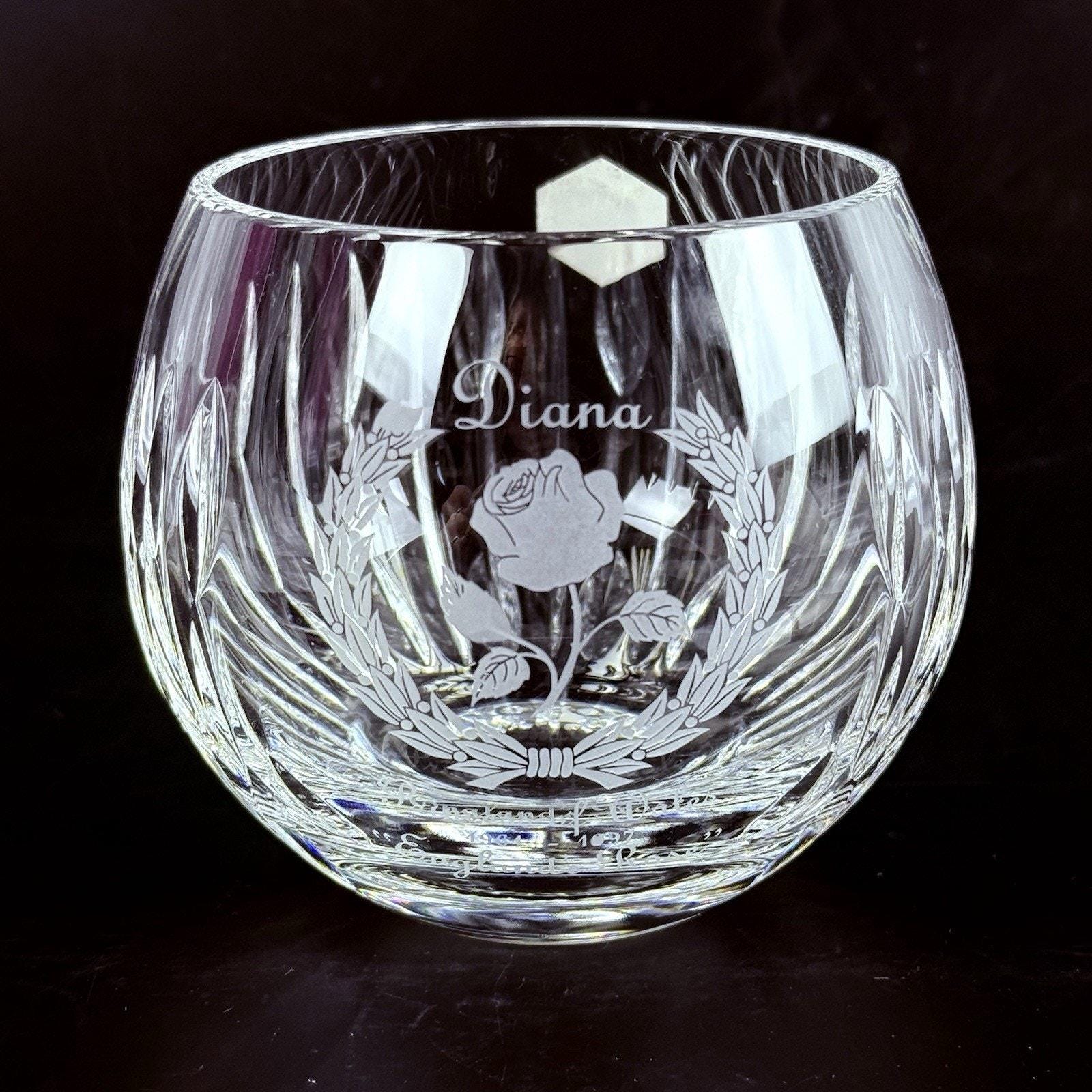 Stuart Crystal Rose Bowl - Etsy Hong Kong