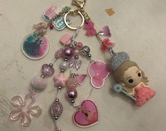 Wicked Glinda bag or journal charm