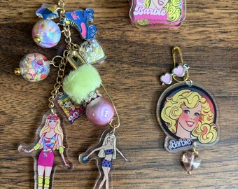 Traveller's Notebook Set- side charm, front charm, and a clip