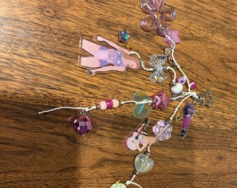 Beaded TS Lover inspired bag or journal charm