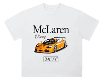 Mclaren "MC F1" Heavyweight Drop Shoulder Cotton Racing T-Shirt