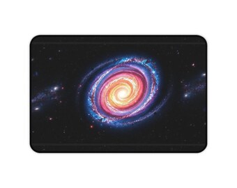 Tapete de escritorio con diseño de galaxia cósmica: diseño espacial vibrante para la decoración del hogar y la oficina.