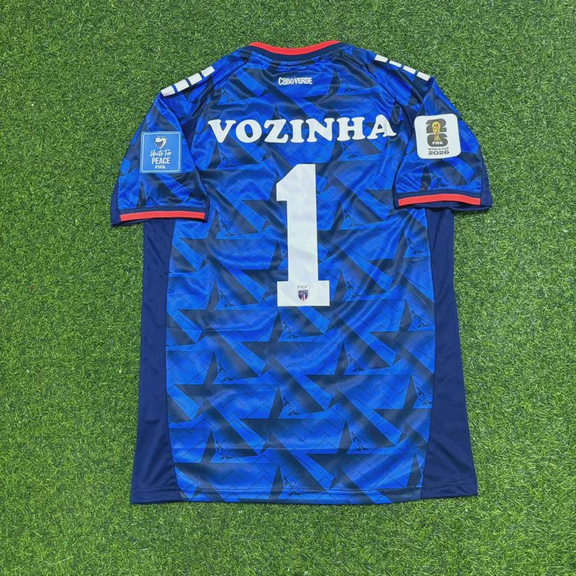 Vozinha Cape Verde Home Soccer Jersey 2026 – Custom Name and