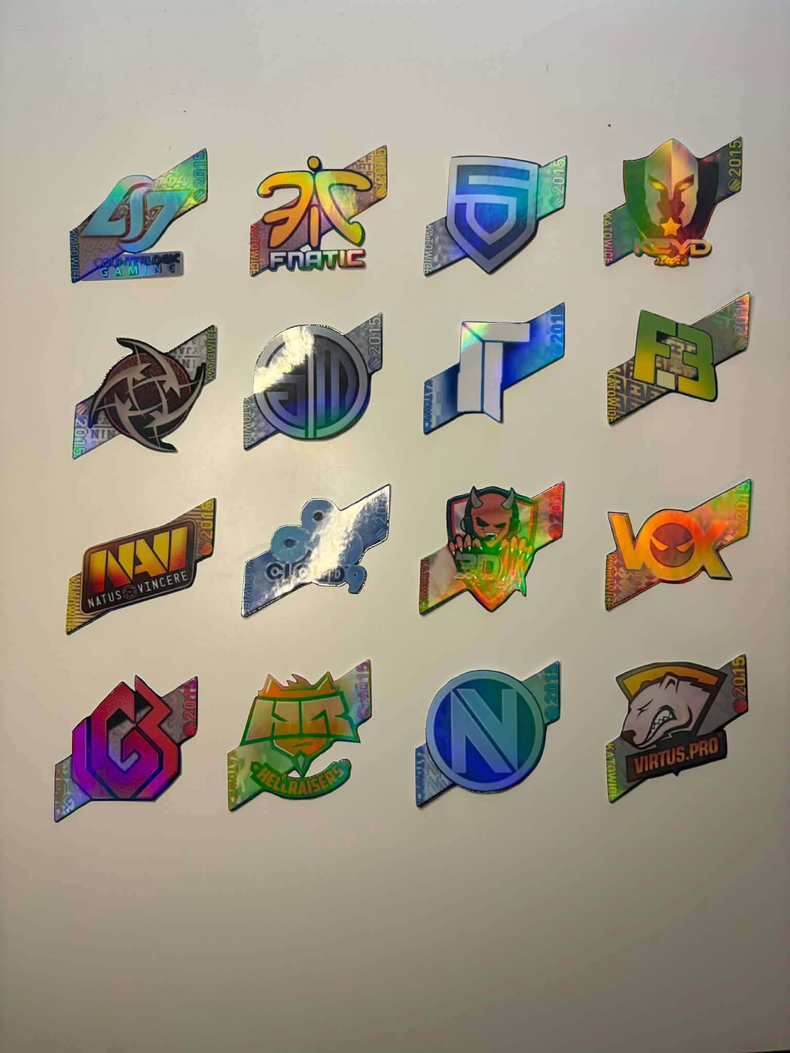 Katowice 2015 Holographic CS:GO Sticker Set | Esports Fan Gamer Gift - Etsy