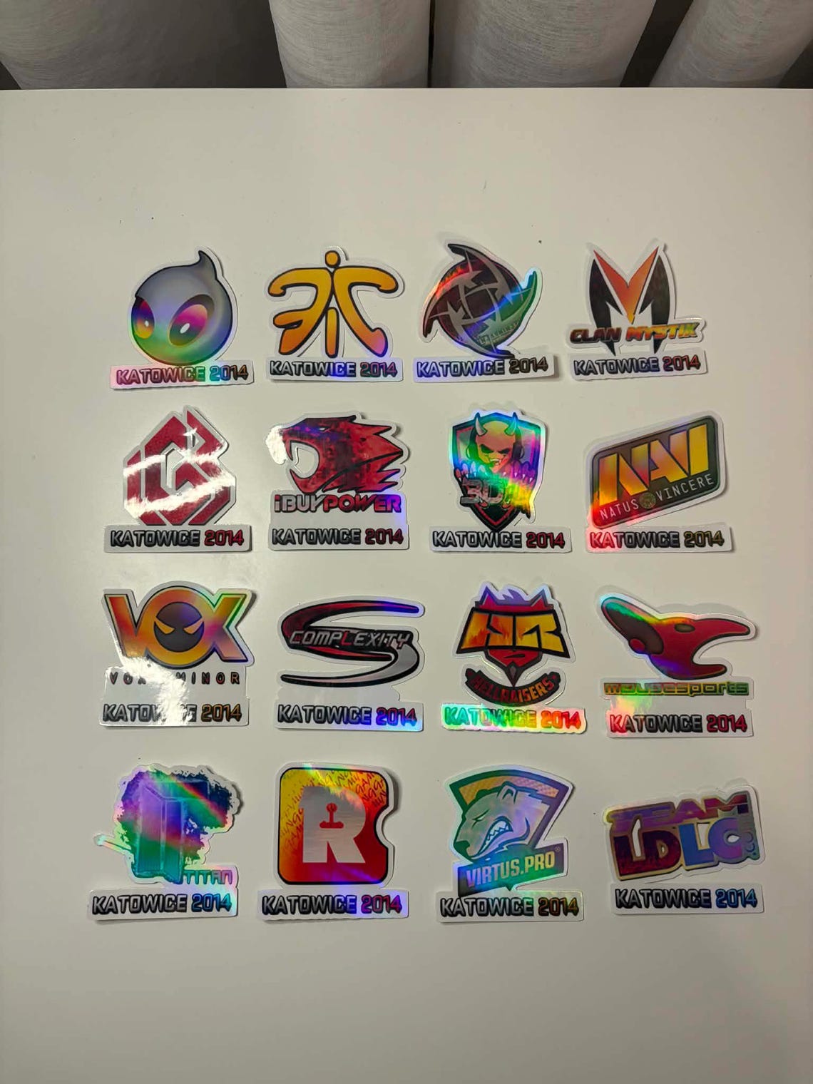 Katowice 2014 Holographic CS:GO Sticker Set | Esports Fan Gamer Gift - Etsy