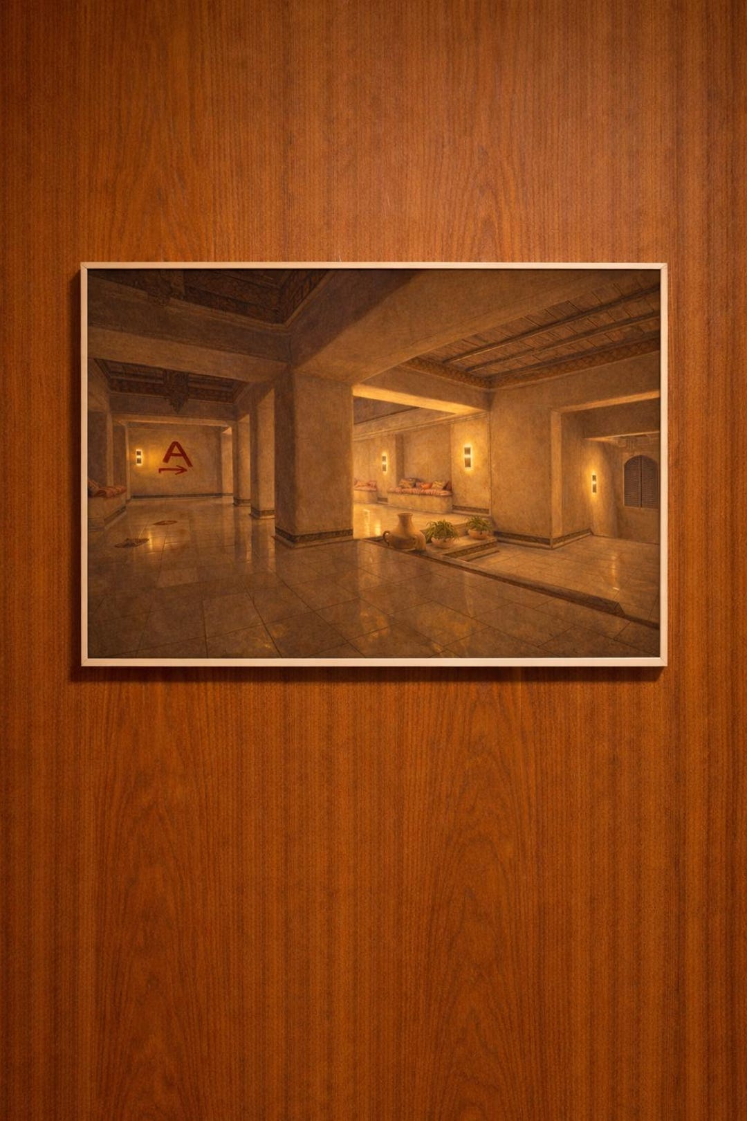 Counter Strike Mirage Palace Oil Painting | CS2 Gaming Poster | CSGO ...