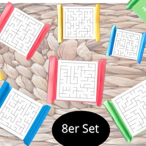 Verpakkingen voor Ritter Sport Mini – een klein blijk van waardering – 8 doolhofpuzzels – PDF