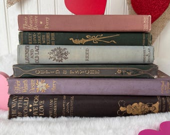 Antique Vintage Love & Romance Valentine’s Books - Poetry Illustrated Classics Decorative Early 1900s
