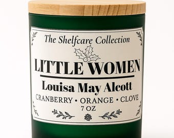 Literary Candle - LITTLE WOMEN by Louisa May Alcott 7oz Candle