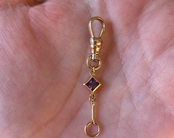 14K Gold Filled Albert Swivel Dog Clip Clasp, Necklace Chain Clip Connector, Chain Extender, Watch Clip Connector, Swivel Charm Holder